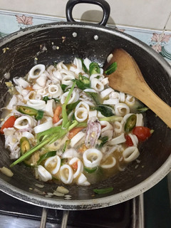 Foto resep Tumis cumi cabe ijo