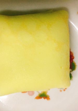 Hình của món Bánh crepe sầu riêng.