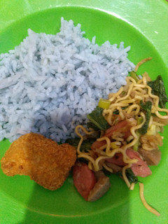 Foto resep Nasi uduk bunga Telang
