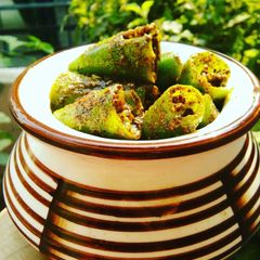 A picture of Green Chilli Pickle.