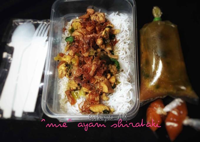 Resep 🍲 ^mie^ ayam shirataki #Ketopad_CP_OlahanShirataki, Bikin Ngiler