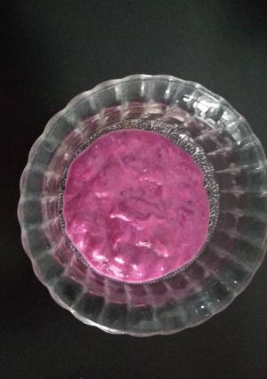Foto resep MPASI buah naga merah + beras merah