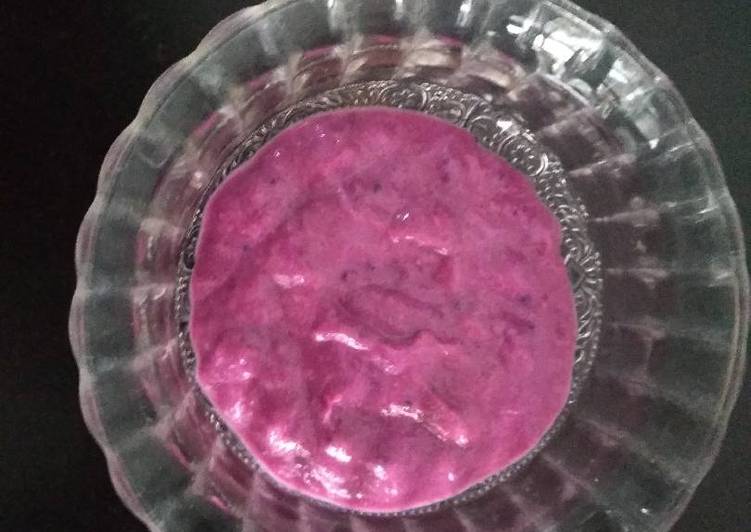 Resep: MPASI buah naga merah + beras merah yang Gurih