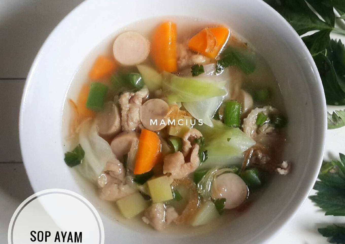 Resep Sop ayam yang Enak Banget