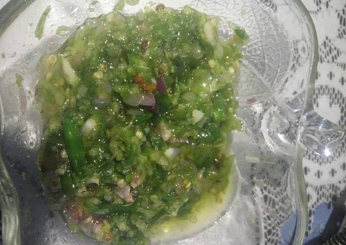 Sambal Embe ala geprek bensu anti ribet