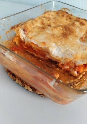 Una foto de Lasaña vegetariana/vegana 🌱