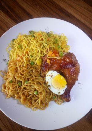 A picture of Noodles 2ways.