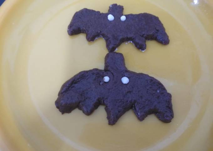 Bat shape cookies for halloween Recipe – Honey Dish