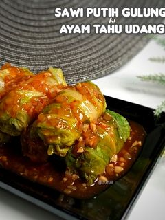 Foto resep Sawi Putih Gulung Isi Ayam Udang Tahu