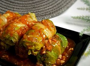 Foto resep Sawi Putih Gulung Isi Ayam Udang Tahu