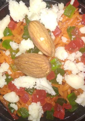 A picture of Tuti frooti rice.