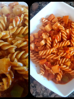 Una foto de Guiso fideos y vegetales. #delantaldorado #RecetaSalvadora