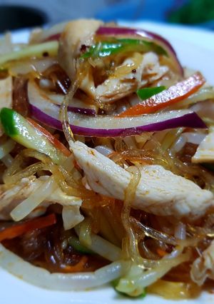雞柳麻辣冬粉 的食譜成品照片