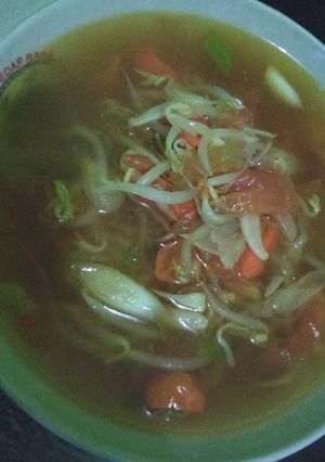 Foto resep Cah tauge kuah pedas