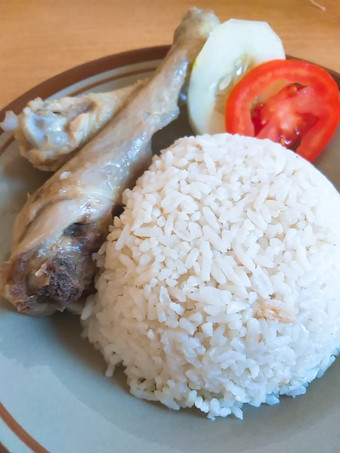 Resep Nasi hainan w/ ayam kampung rebus Wajib Dicoba