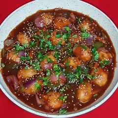 Baby Potato Manchurian A picture of Baby Potato Manchurian.