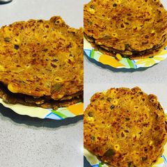 A picture of Mix veggies parantha.