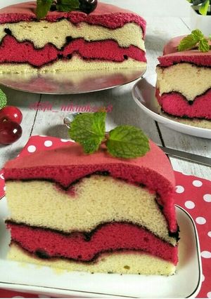 Foto resep Topo Map Love Cake #pr_cemilanjamannow