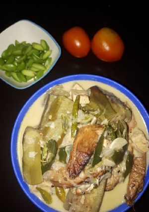 Foto resep Sayur pindang terong cabe hijau