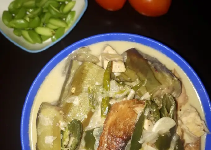 Sayur pindang terong cabe hijau
