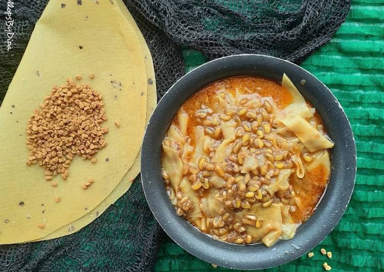 Simple Way to Make Methi Papad Sabzi jain