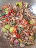 Tumis teri bawang