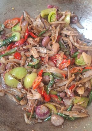 Foto resep Tumis teri bawang