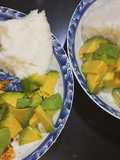 Ugali and eggs veggies