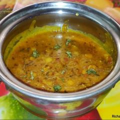A picture of Yellow Split Pea dal (Matar dal).