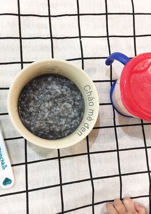 Hình của món CHÁO MÈ ĐEN (blw).