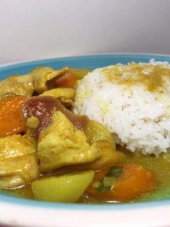 椰香·咖喱鸡胸饭 的食譜成品照片