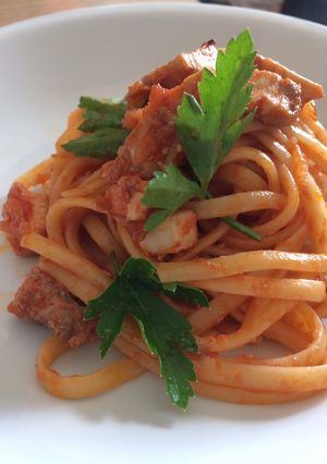 Foto di Linguine spada e pomodorini