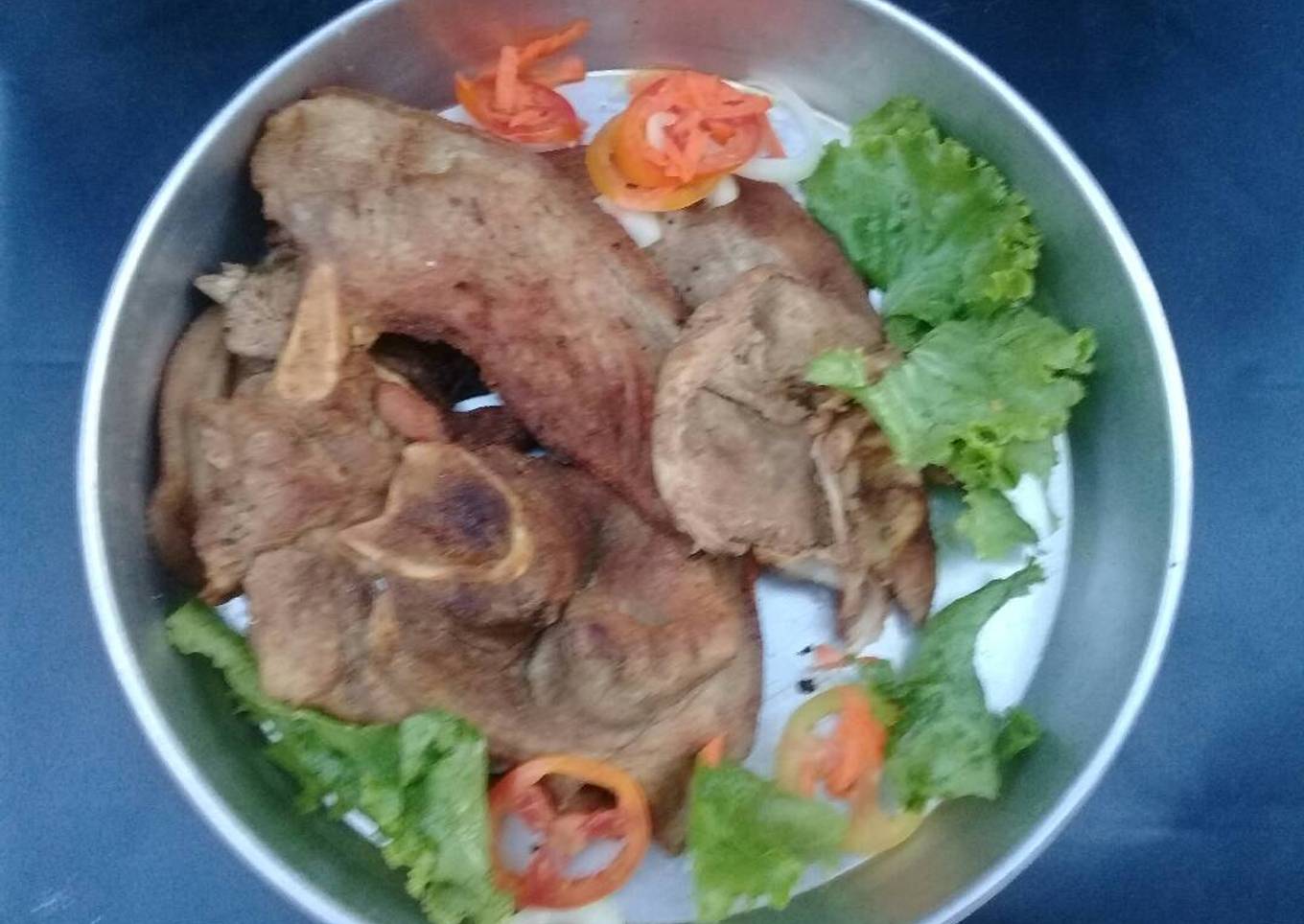 Braaied pork