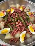 Ensalada templada “ á minha maneira”