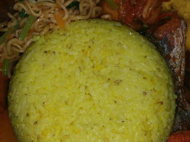 Cara Simple Membuat Resep  Nasi Kuning Praktis ricecooker yang Sempurna, Enak