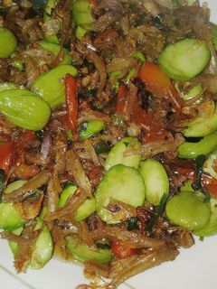 Foto resep Oseng Teri Pete