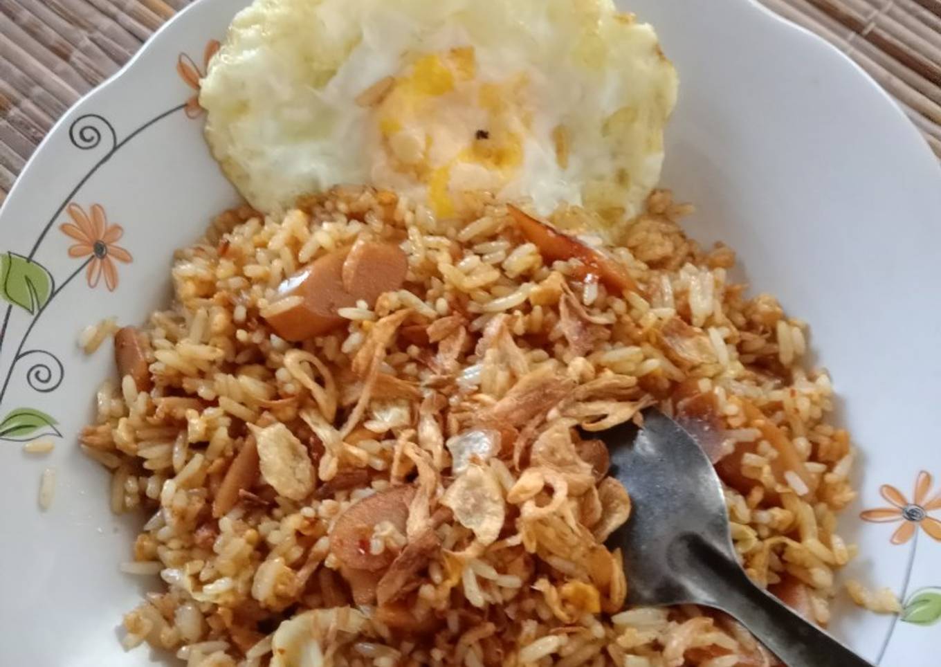 Nasi goreng gila ala saya bahan seadanya