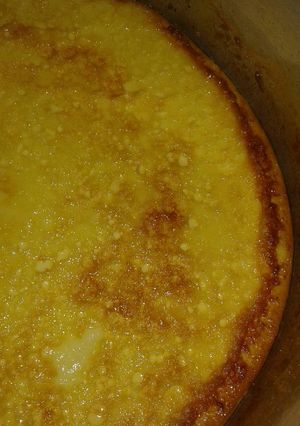 Una foto de Flan de yemas