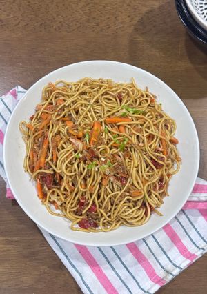 Foto resep Mie Goreng Sayur Sambal Teri