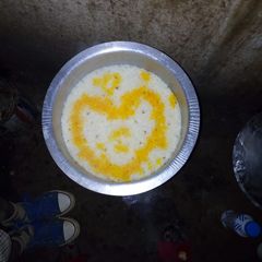 A picture of Colored boiled rice.