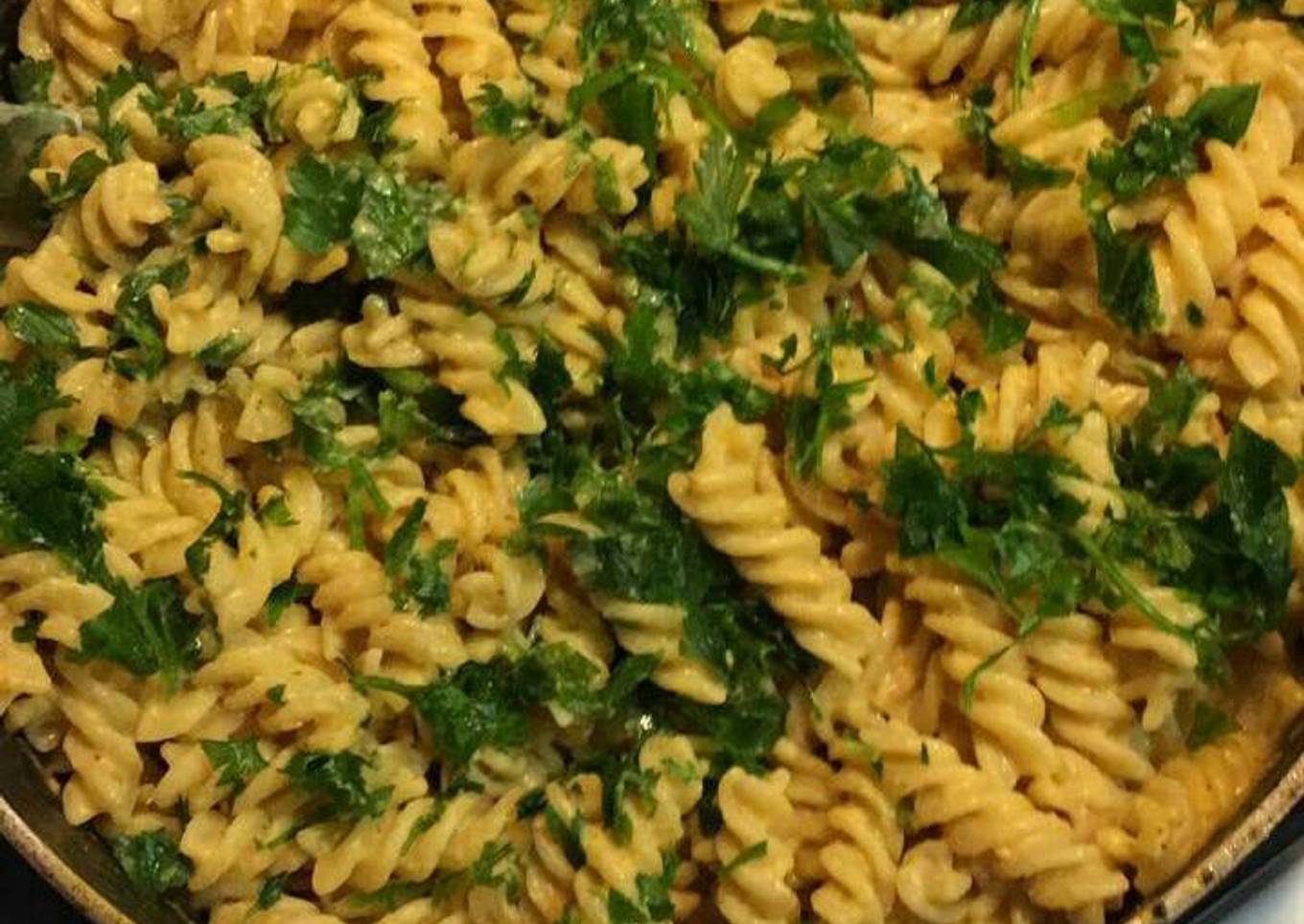 Pasta con calabaza de Castilla.ॐ