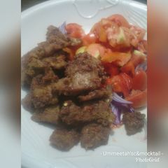 A picture of Home made suya.