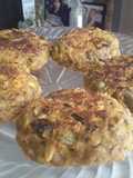 Patties🍔de Avena🌾, cáscara de banan@🍌 y arveja verde...🙄🤨🤔