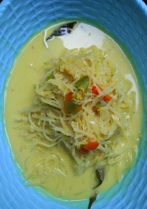 Foto resep Pepaya muda kuah santan