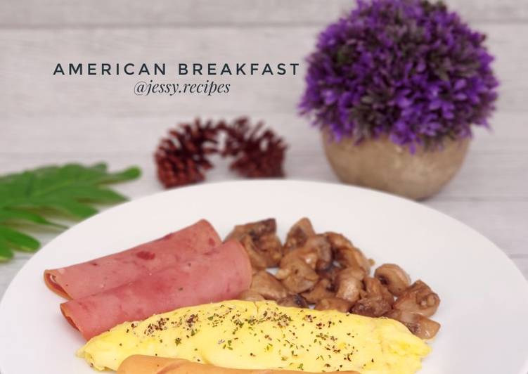 Resep American breakfast, Enak Banget