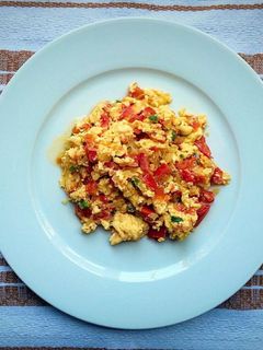 Una foto de Huevos a la mexicana