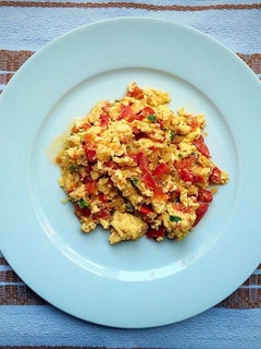 Una foto de Huevos a la mexicana