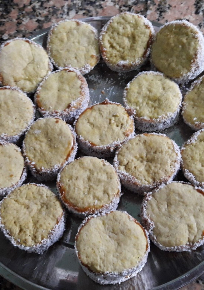 Una foto de Alfajores sin manteca