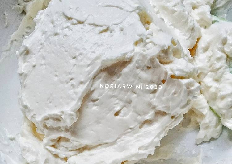 Butter Cream Lembut dan Kokoh