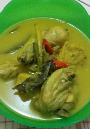 Foto resep Ayam tahu kuah santan